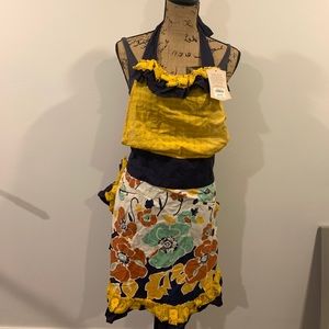 Floral Kitchen Apron